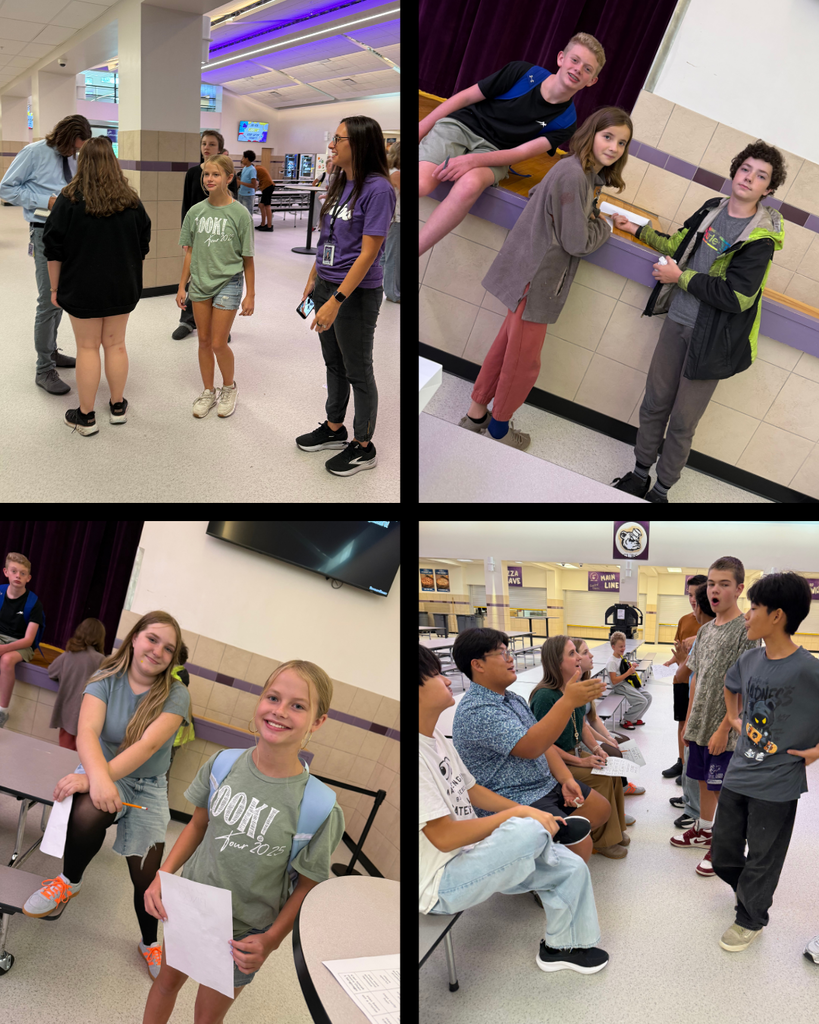 Collage of photos of students and counselors joining the activity