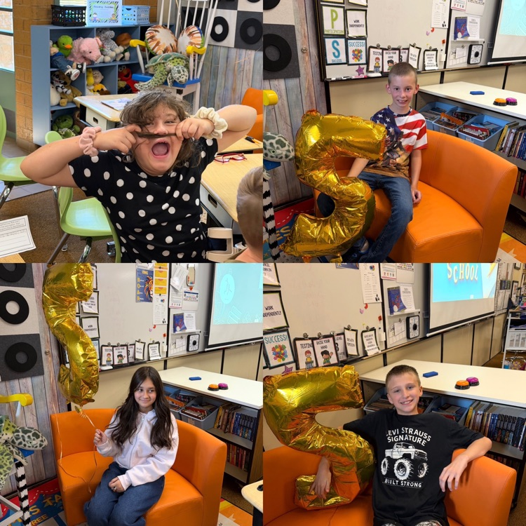 5th graders on the 5th day of school doing fun activities 