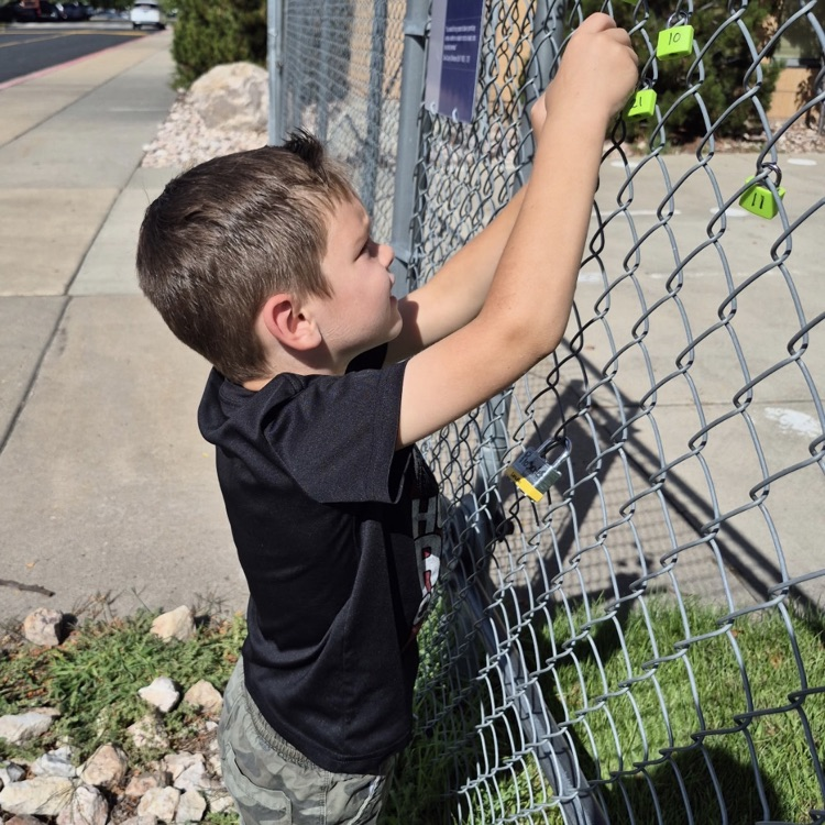 kindergartener ‘locking-in’ on their success for the year 