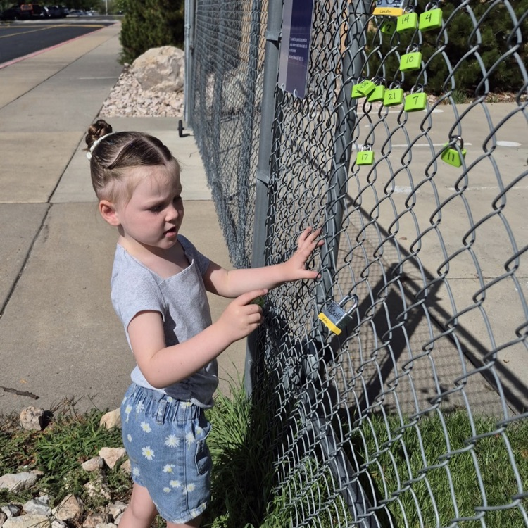kindergartener ‘locking-in’ on their success for the year 