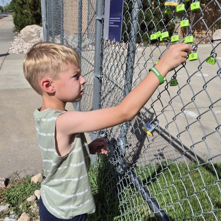 kindergartener ‘locking-in’ on their success for the year 