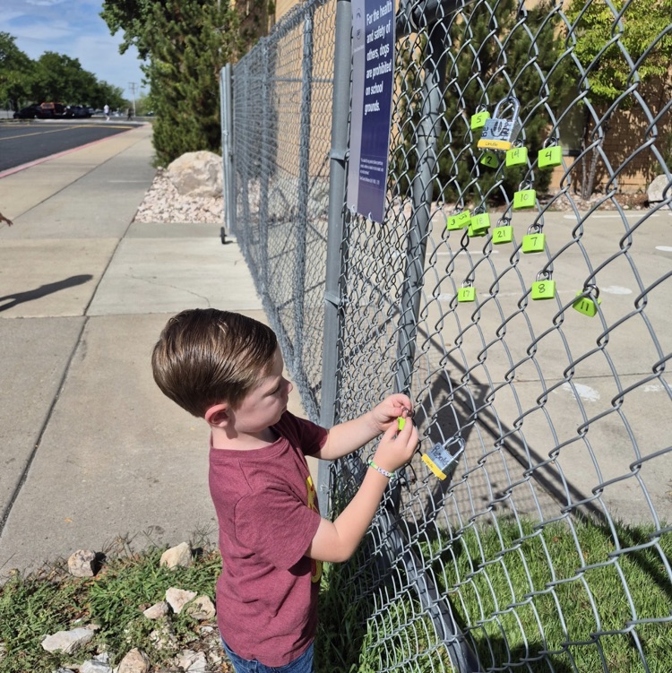 kindergartener ‘locking-in’ on their success for the year 