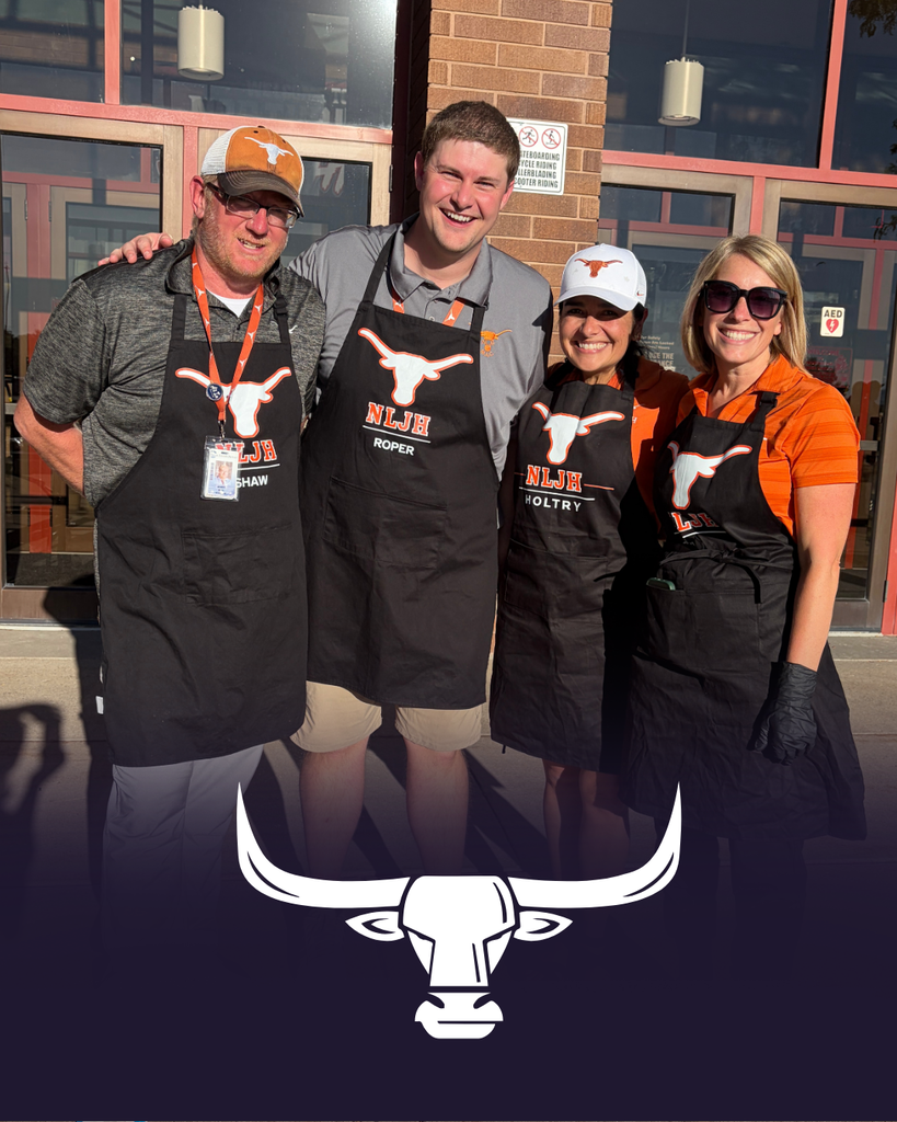 Our North Layton Jr Admin in a group photo as they cook hot dogs.