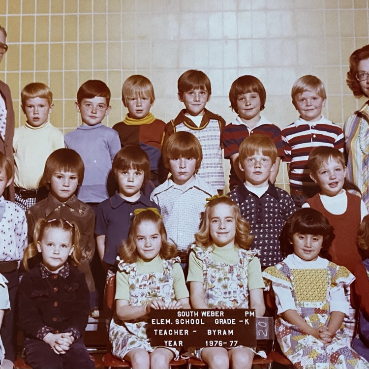 kinder class picture from 1976