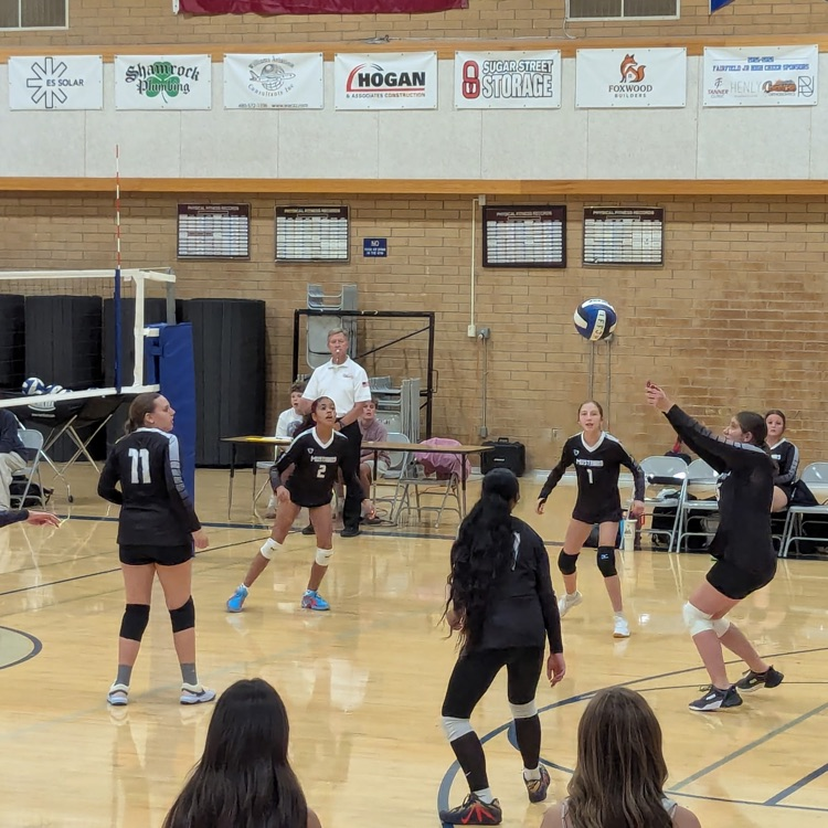 girl hitting volleyball