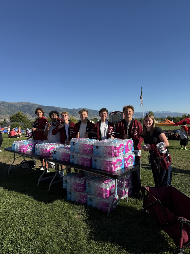 SBOs handing out water