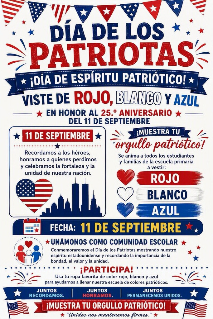 patriots day Spanish