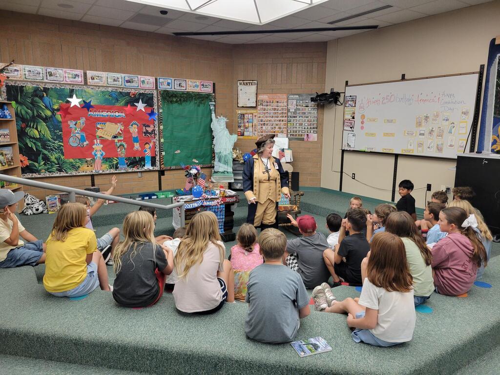 Mrs. Ewell celebrates Constitution Day