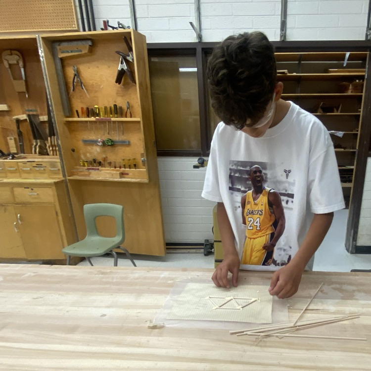 students building bridges