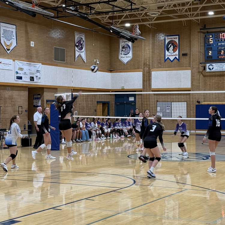 students playing volleyball 