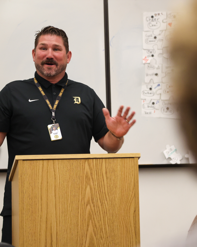 Roundy in class teaching.