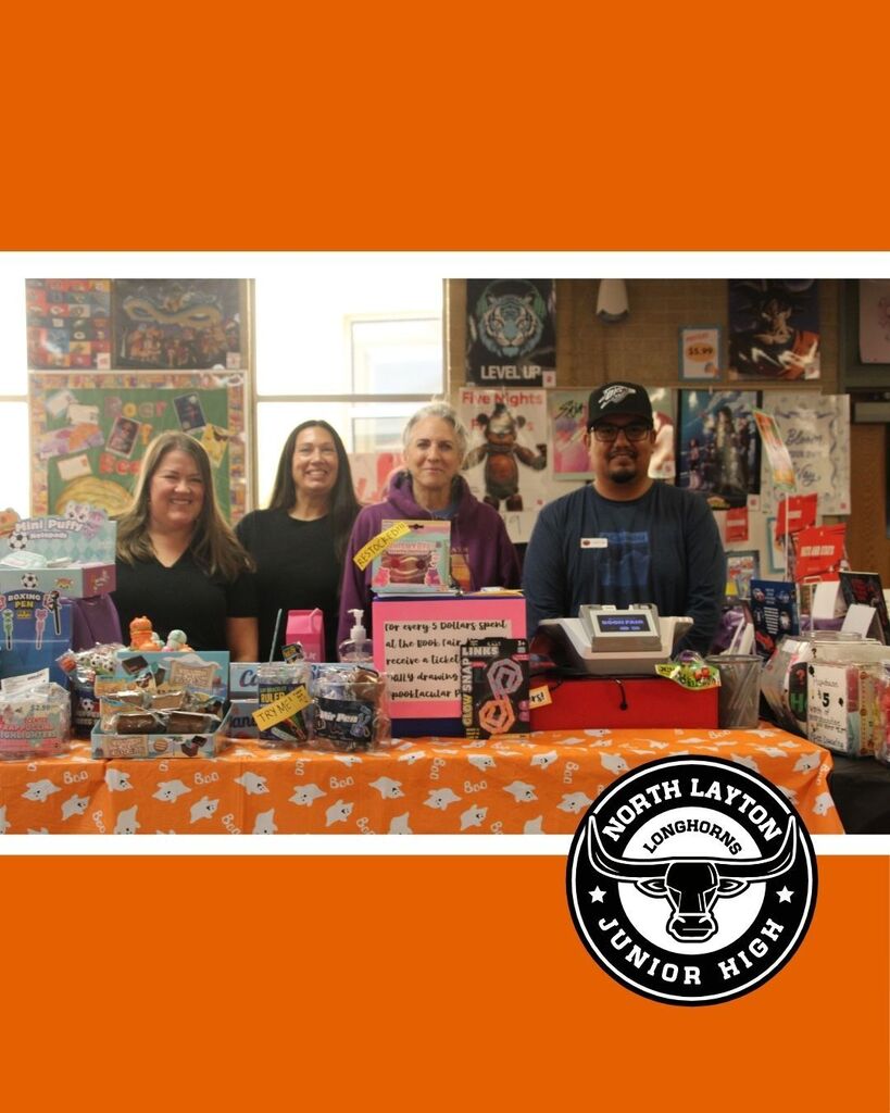Parent volunteers at the Book Fair