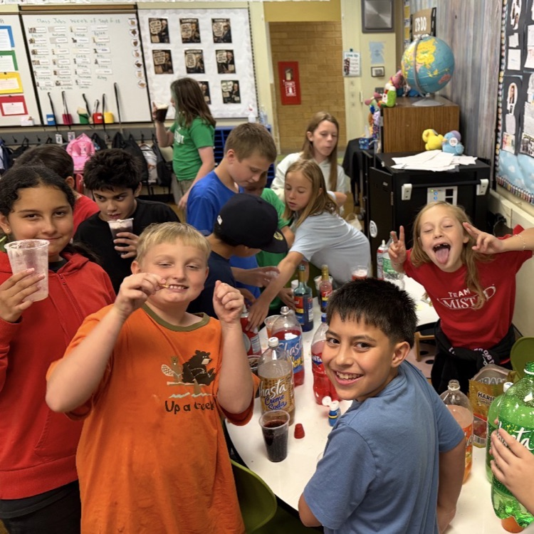 5th graders during earned party