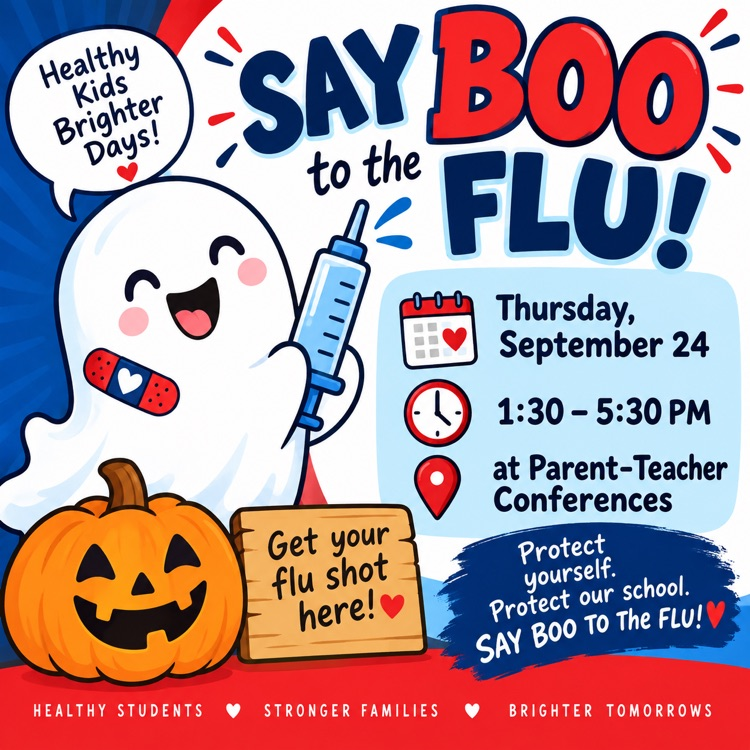 Post for Boo to the Flu for Thursday, Sept 24 1:30-5:30 pm @ PTCs  