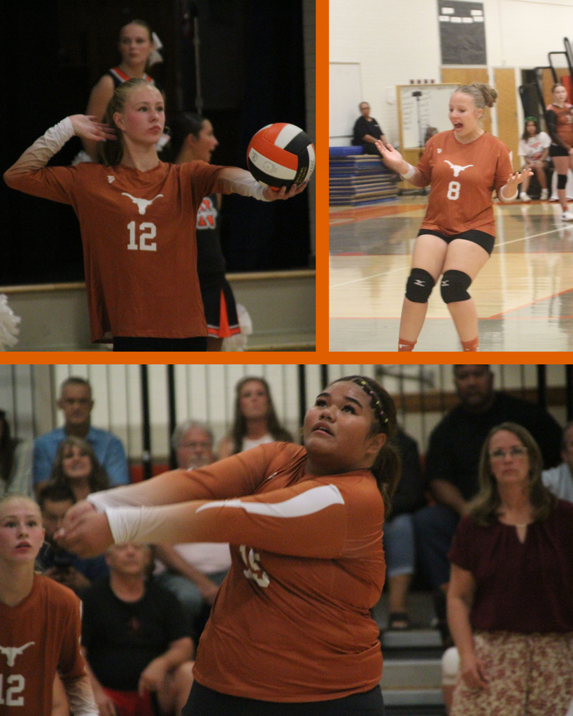 three girls playing volleyball