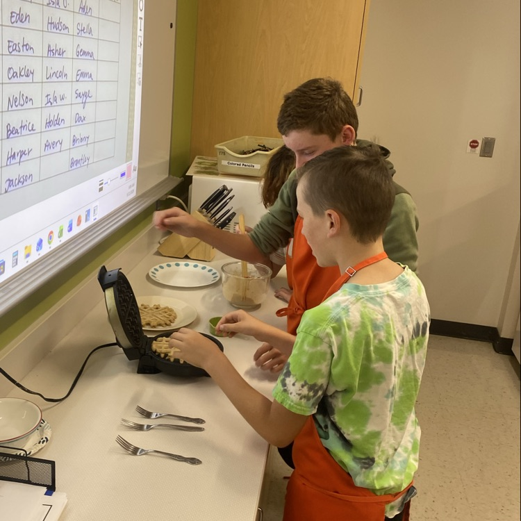 students cooking