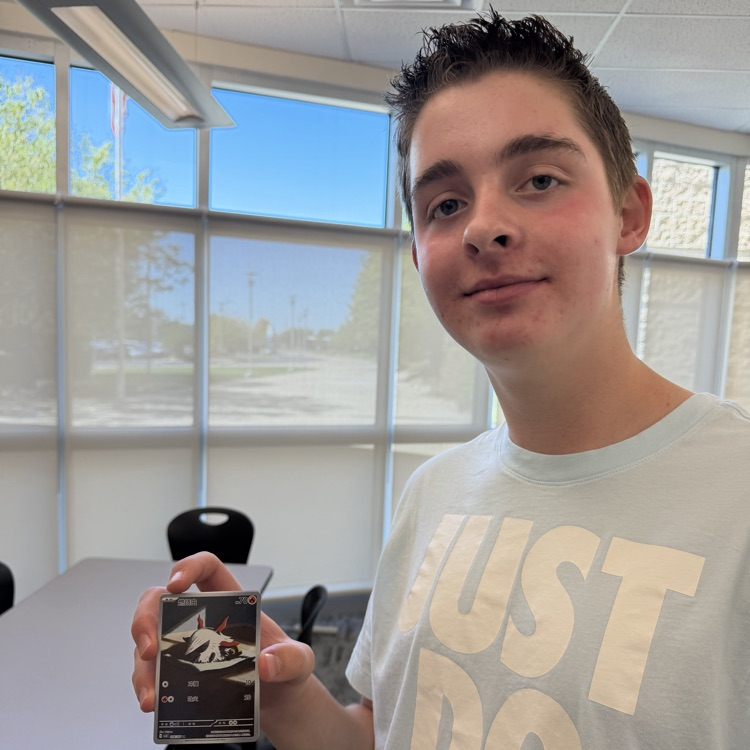 Students with Pokemon Cards