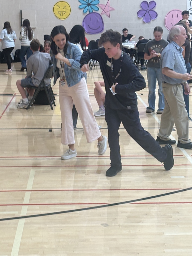 image of students dancing