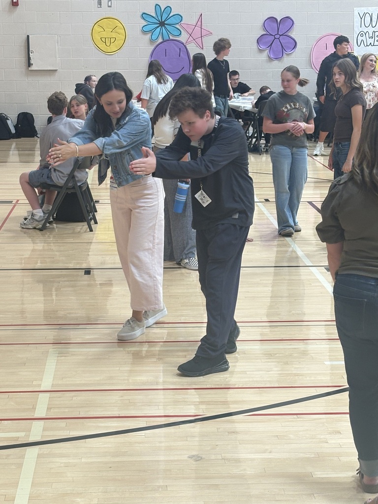 image of students dancing