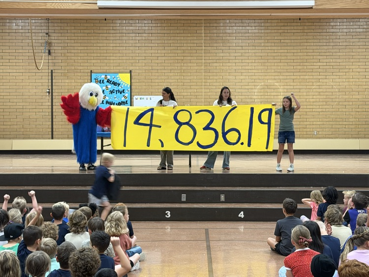 students earned over $14,000 from the jog-a-thon