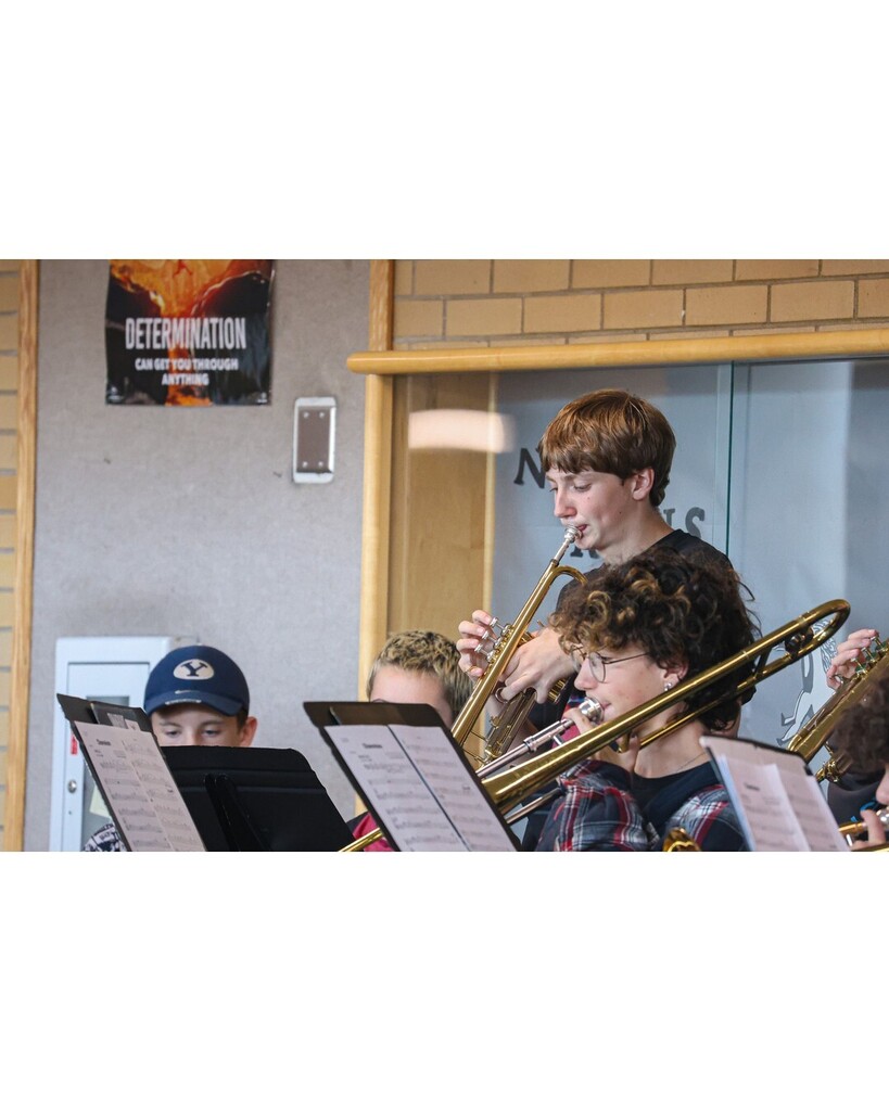 Millcreek band playing instruments