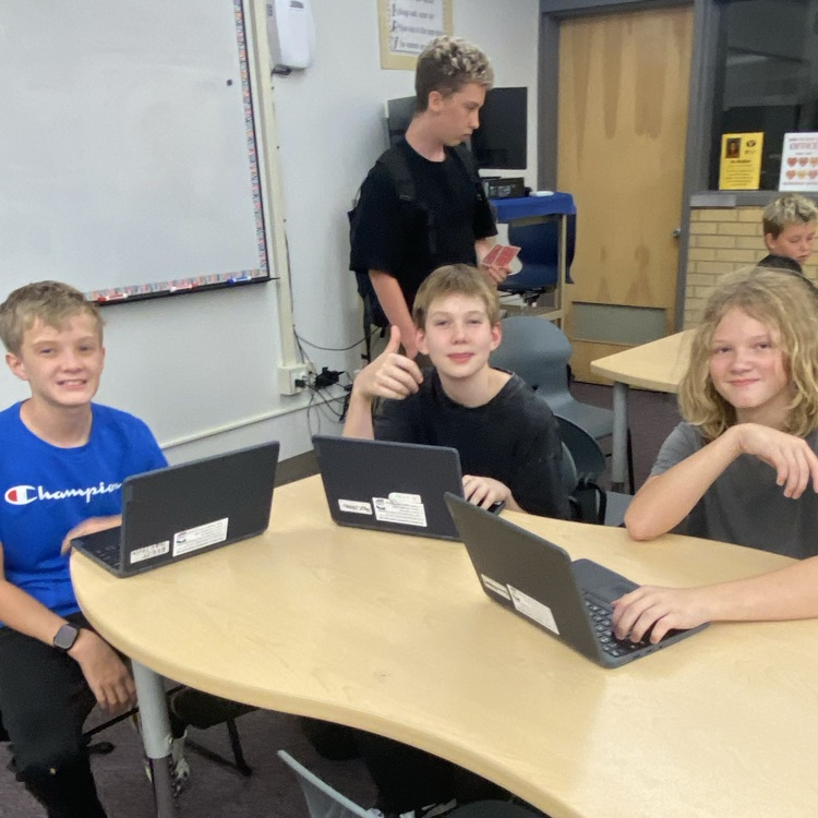 students smiling