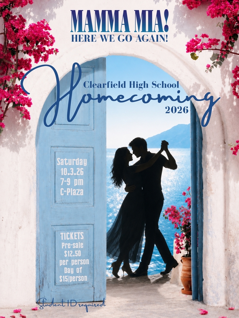 Homecoming Dance Tickets available in the office beginning Monday, September 28th for $12.50 per person.