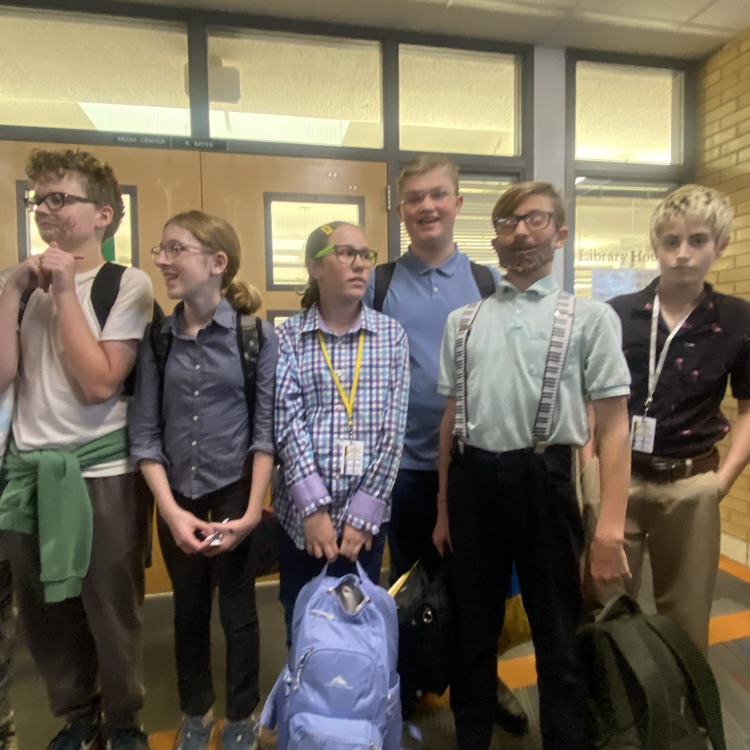 student dressed like teacher