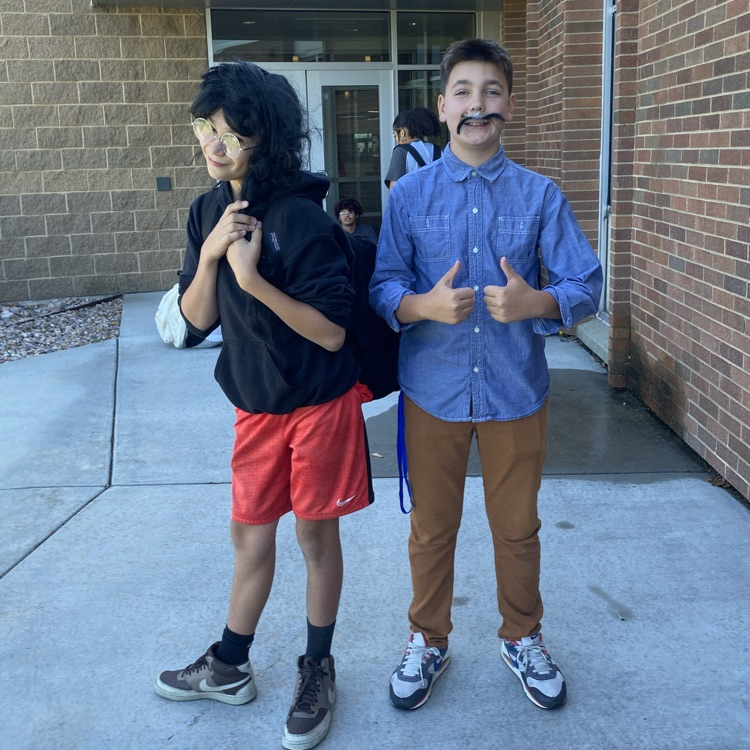 students dressed like teachers
