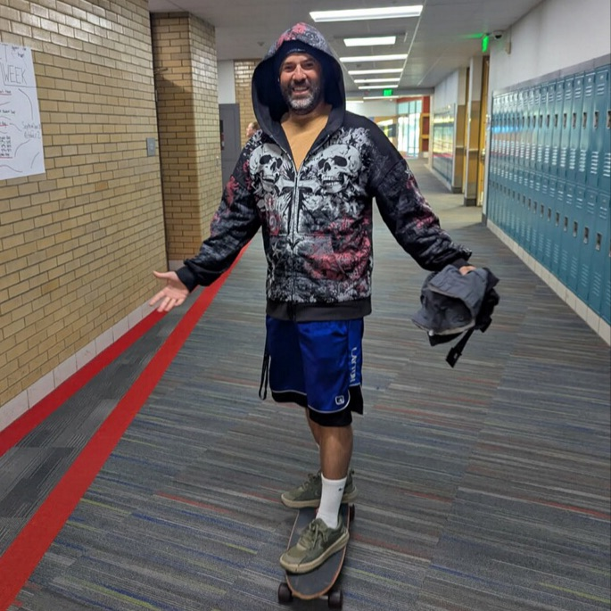 teacher dressed like student