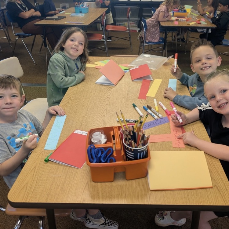 students in Mrs. NeVille’s kindergarten class