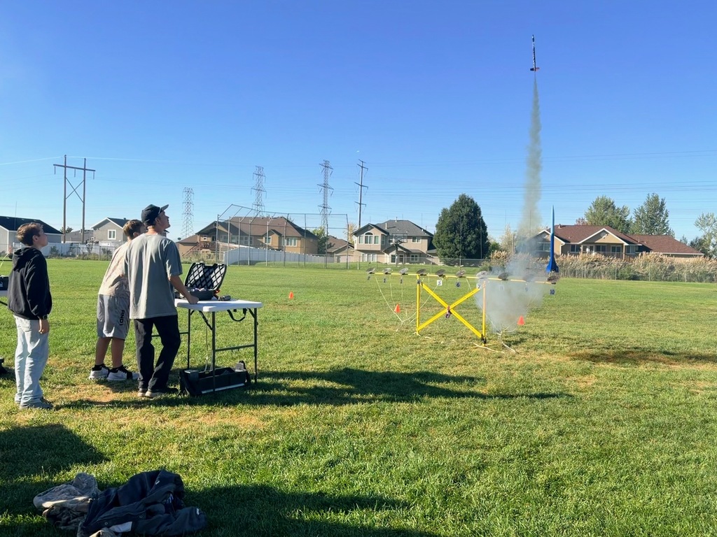 A rocket is launched!