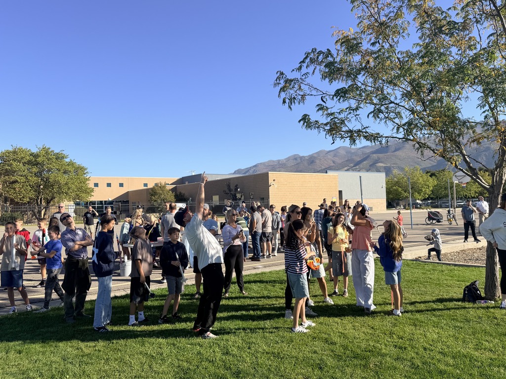 Students and community members watch another successful launch!