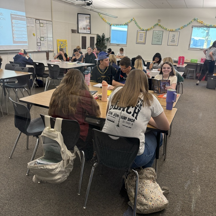 students reading books