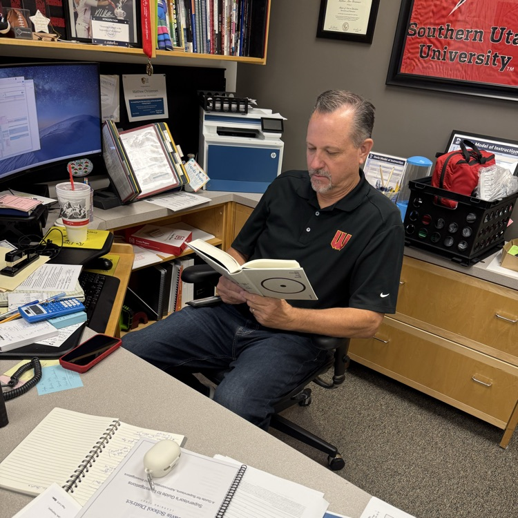 man reading book