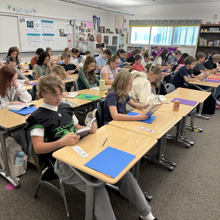 class reading books