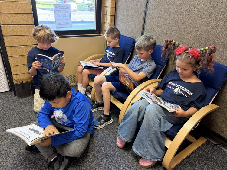 Students Participating in the Read-a-Thon