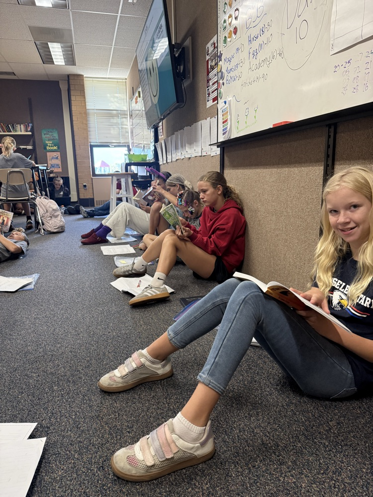 Students Participating in the Read-a-Thon