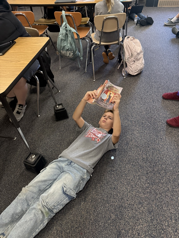 Students Participating in the Read-a-Thon