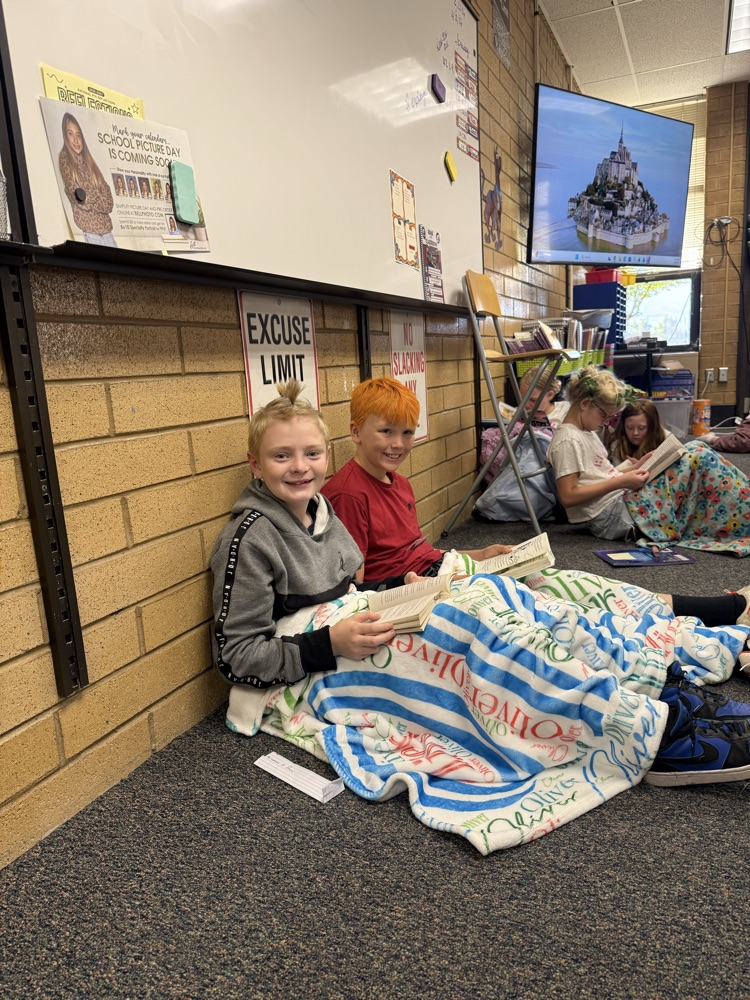 Students Participating in the Read-a-Thon