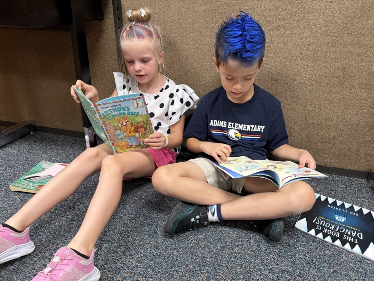 Students Participating in the Read-a-Thon