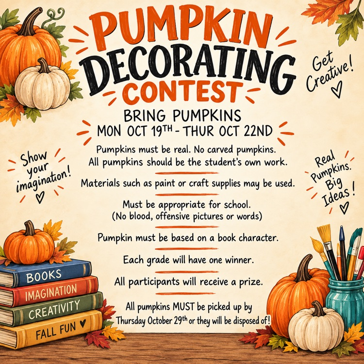 flyer describing pumpkin contest