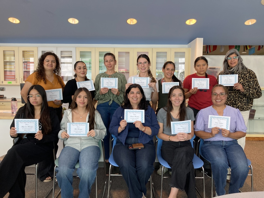 Advanced ESOL students who had 100% attendance
