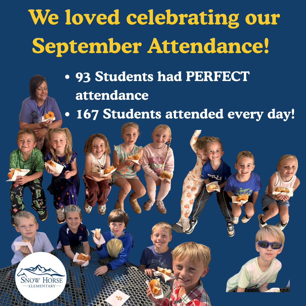 Students with great attendance!