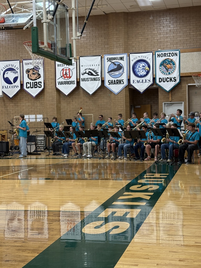 Band performed well at the assembly this morning. 