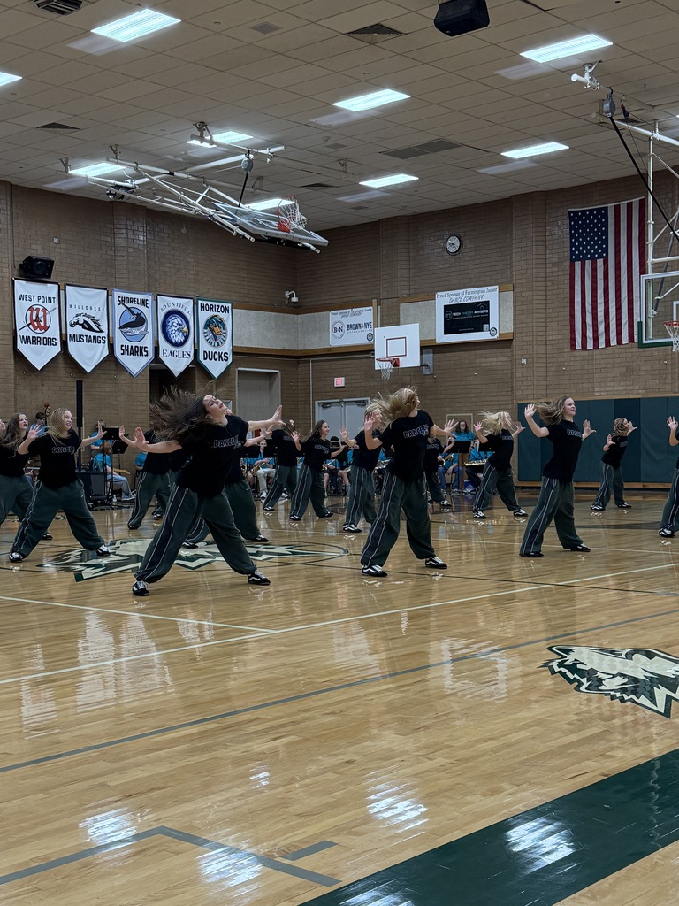 Dance Company performing at the assembly. 