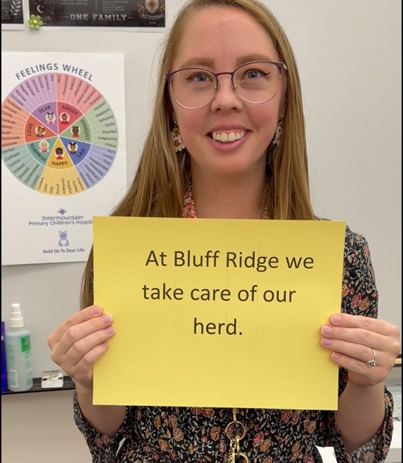 At Bluff Ridge we take care of our herd. 