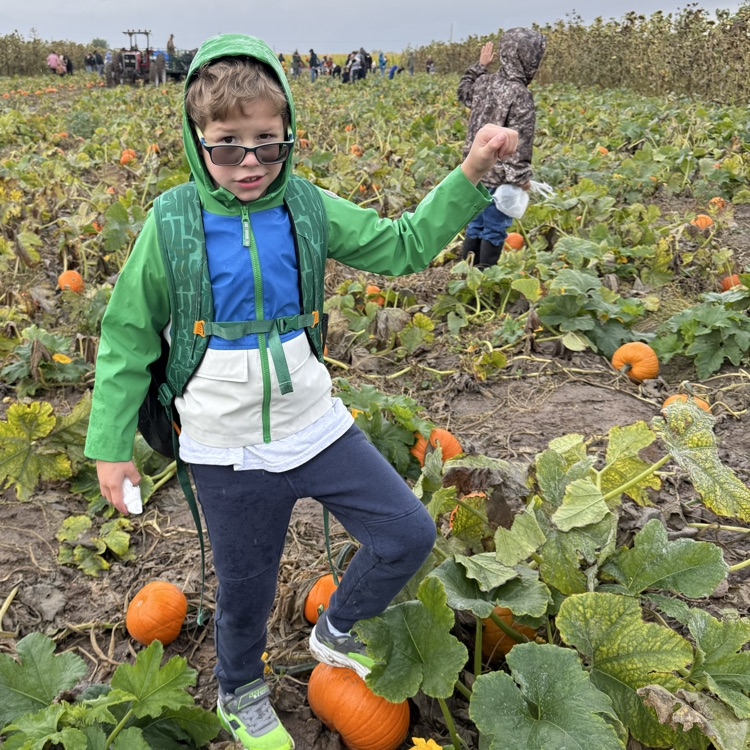 student at field trip