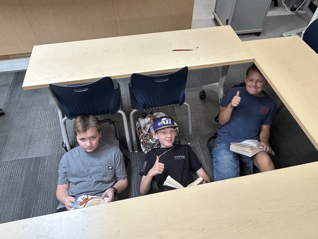 Students reading