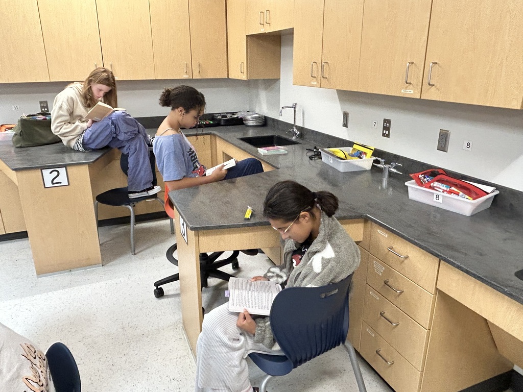 Students reading